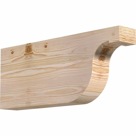Ekena Millwork Del Monte Smooth Rafter Tail, Douglas Fir, 3 1/2"W x 10"H x 24"L RFT04X10X24DEL00SDF